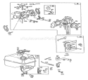 Page A Diagram and Parts List for 9446-2  Briggs and Stratton Generator